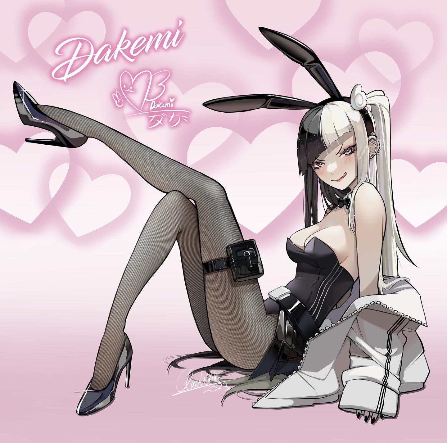 Print / Bunny suit Dakemi