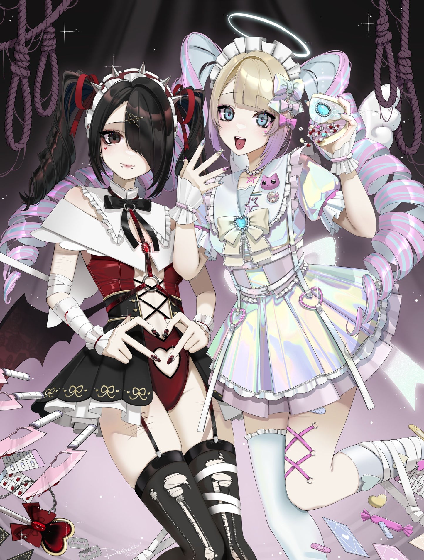 アメちゃんとカンジェルプリント(魔法少女衣装)/Needy Girl Overdose