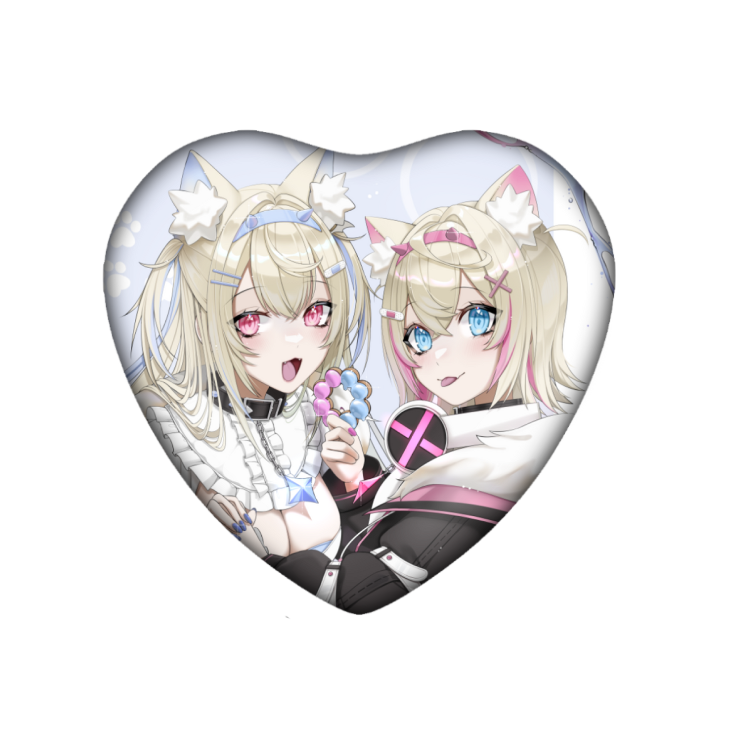 Heart Badge/ Fuwamoco