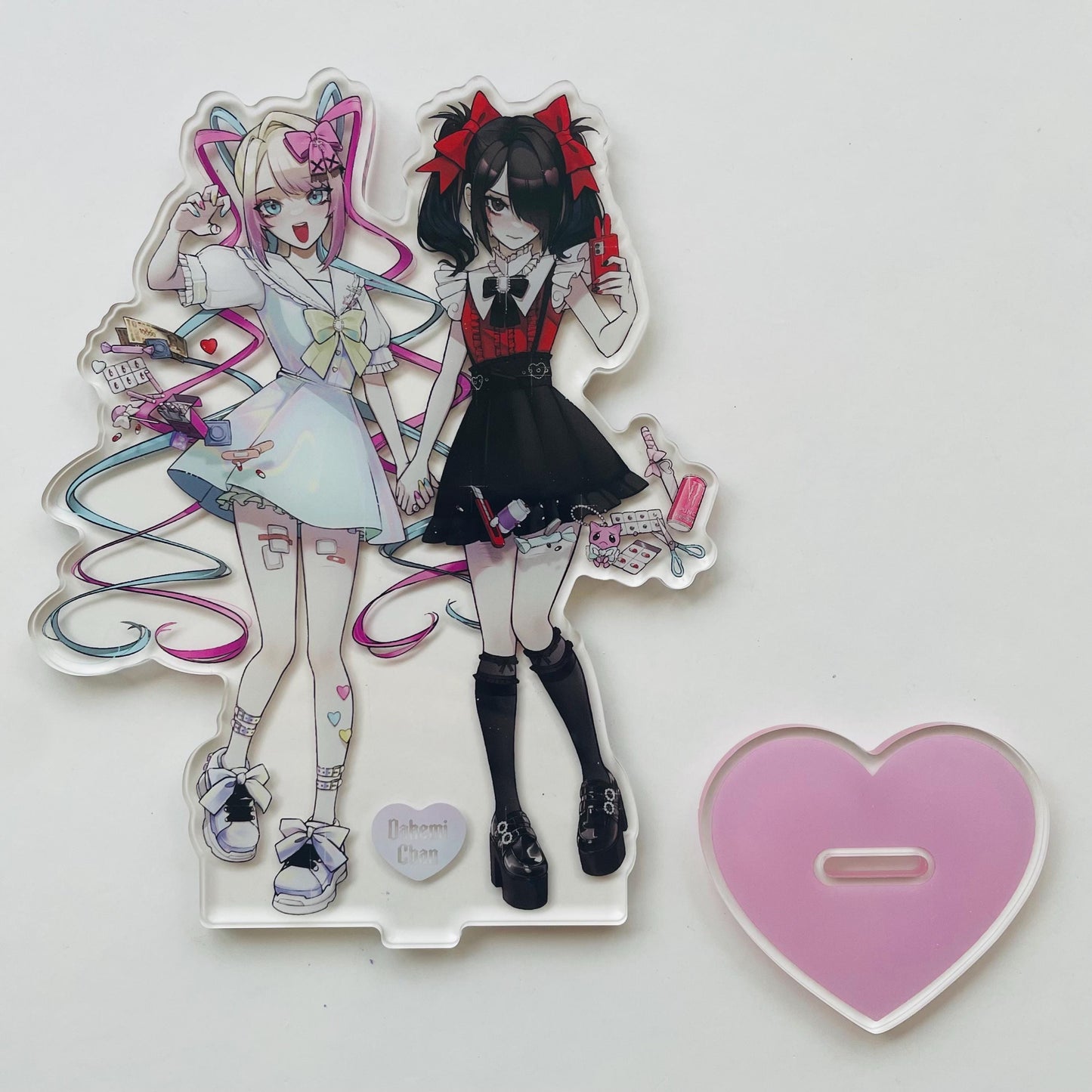 Ame chan and Kangel Acylic Standee (Jirai kei outfits)/ Needy Girl Overdose