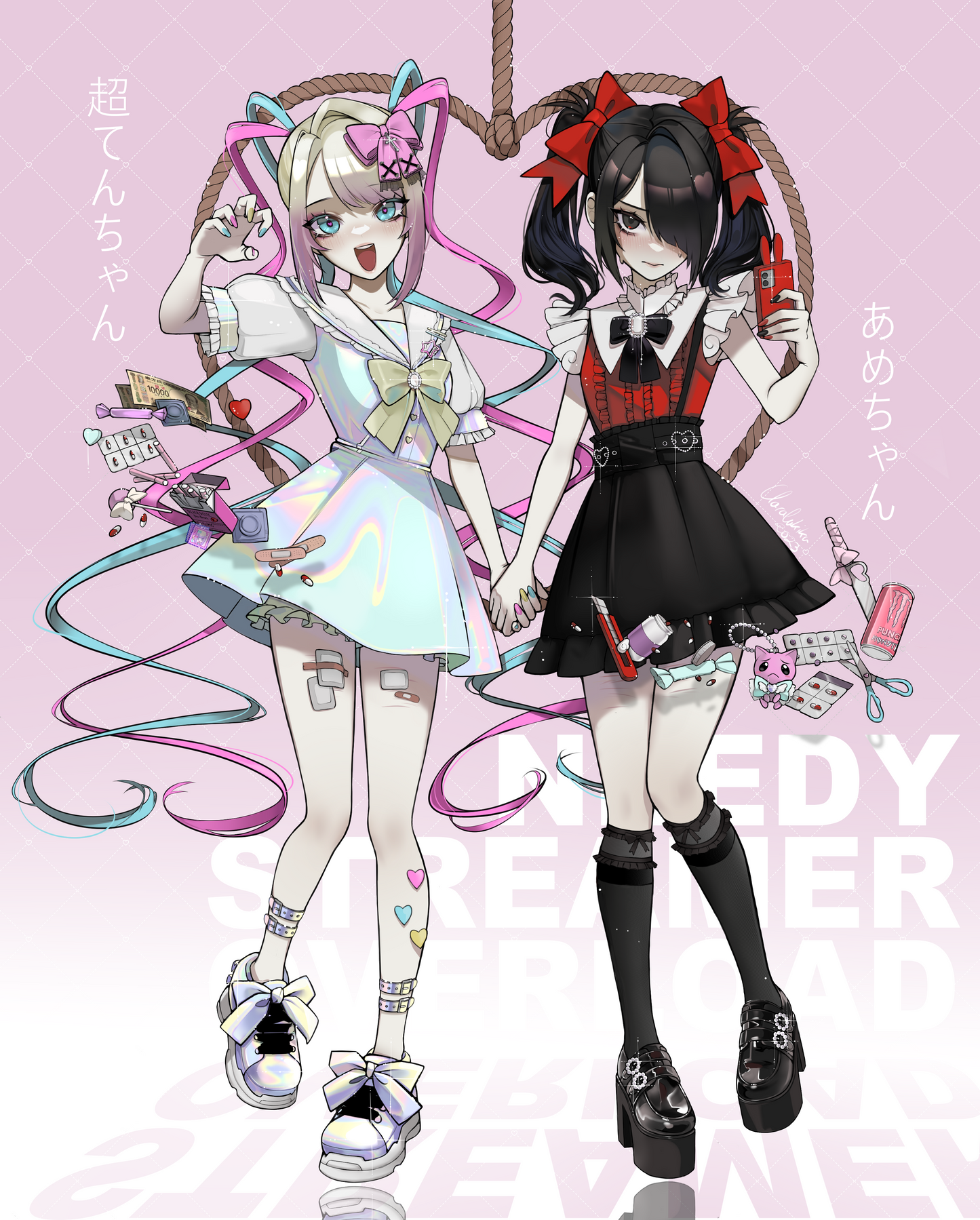 アメちゃんとカンジェルプリント(ジライ系衣装)/Needy Girl Overdose