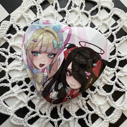 NGO // Heart Badge / Ame chan and Kangel [Nurse ver]