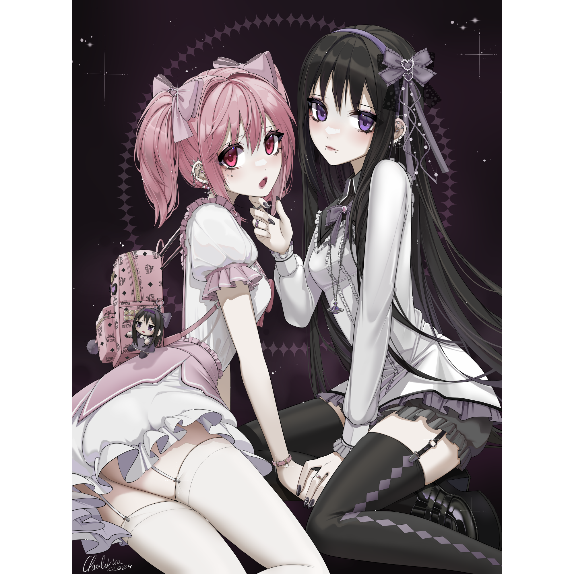 Print / Homura & Madoka [Jirai Ver.]