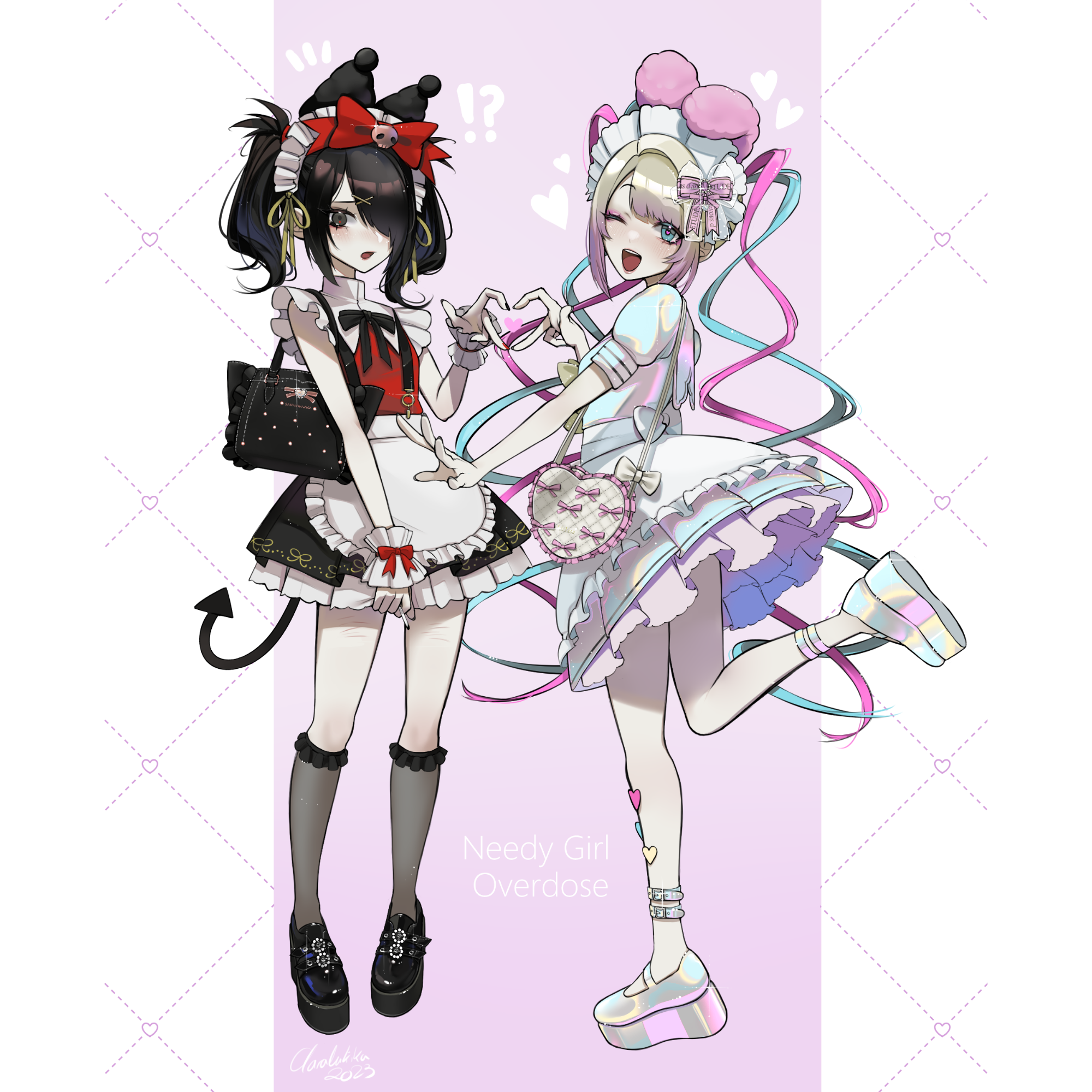 Print / Ame chan & Kangel [Sanrio maids Ver.]