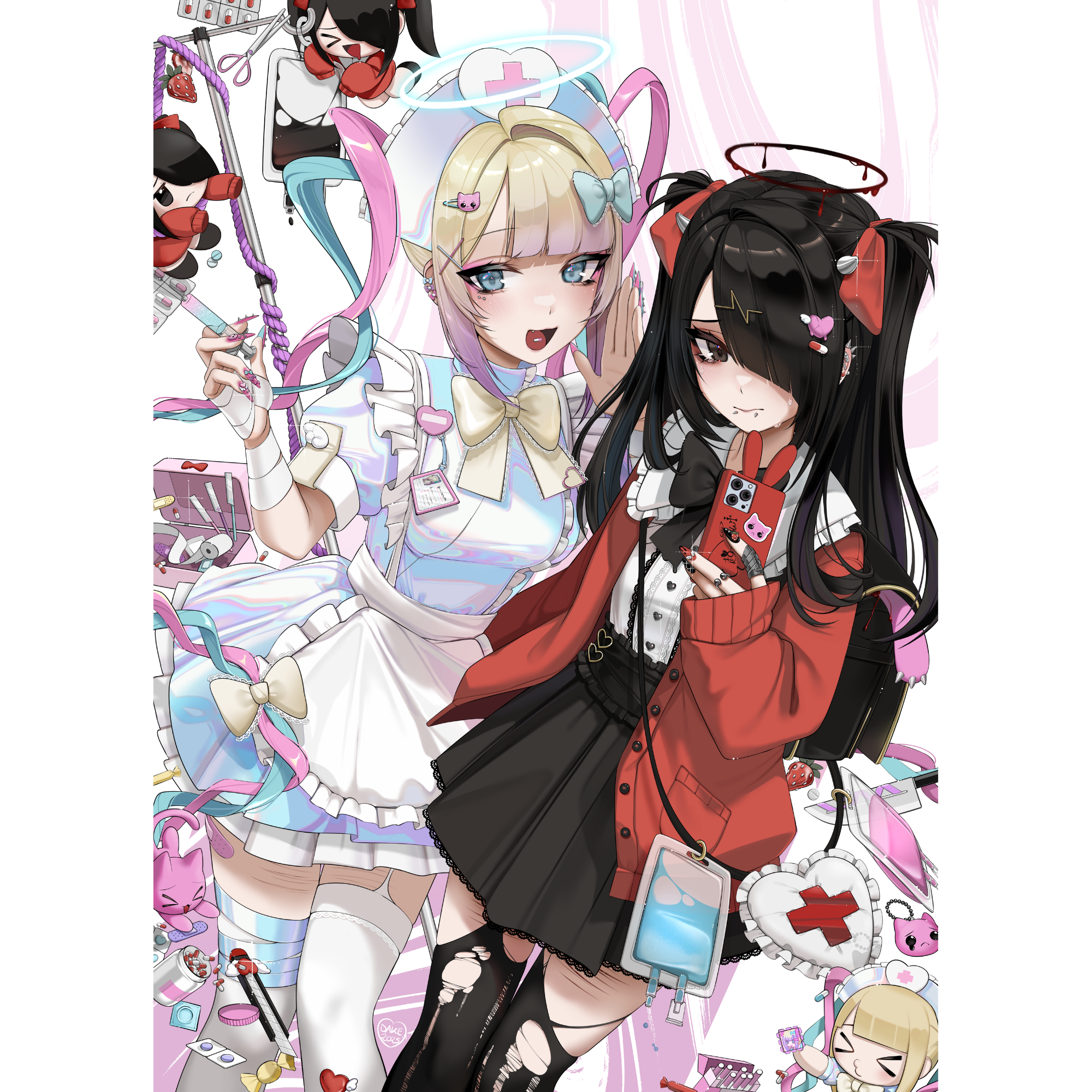 Print / Ame chan & Kangel [Nurse Ver.]
