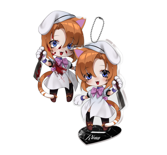 Rena/Standee Keychains from Higurashi