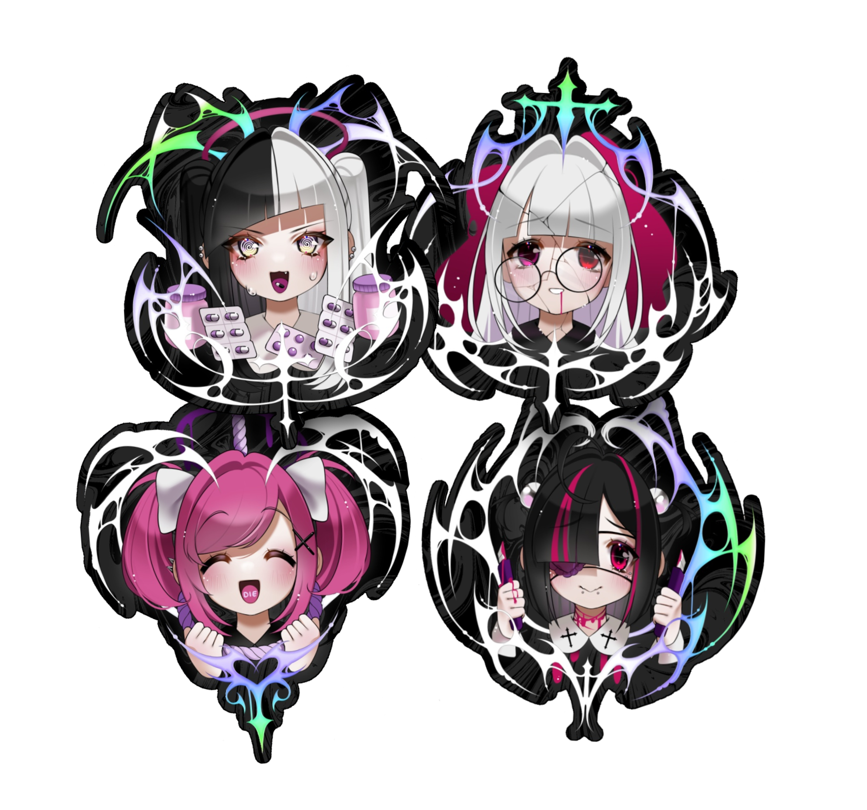 Sticker combo / Hikki set