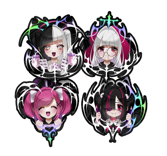 Combo stickers / Hikki set