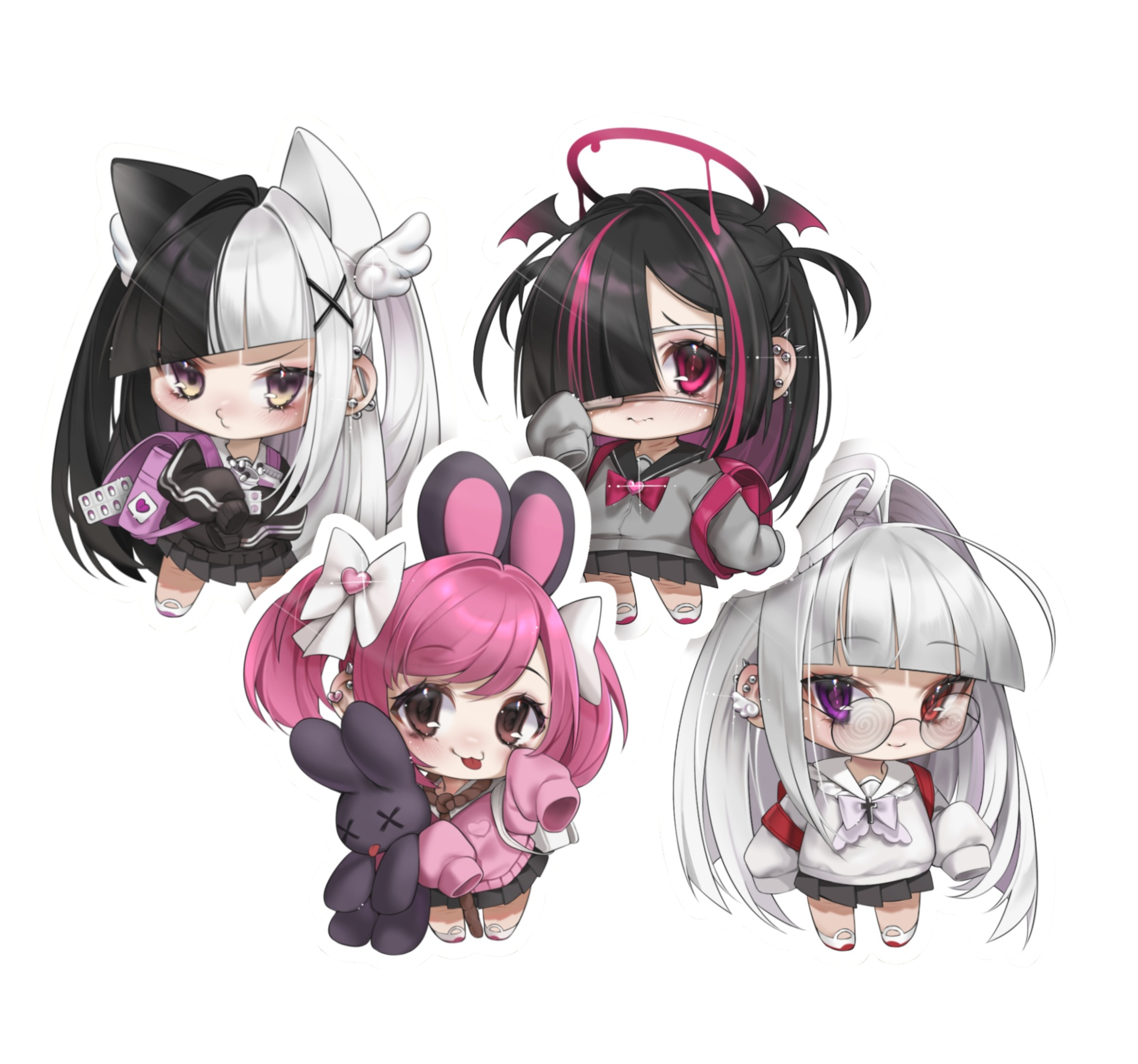 Sticker combo / Hikki Rasonderu set