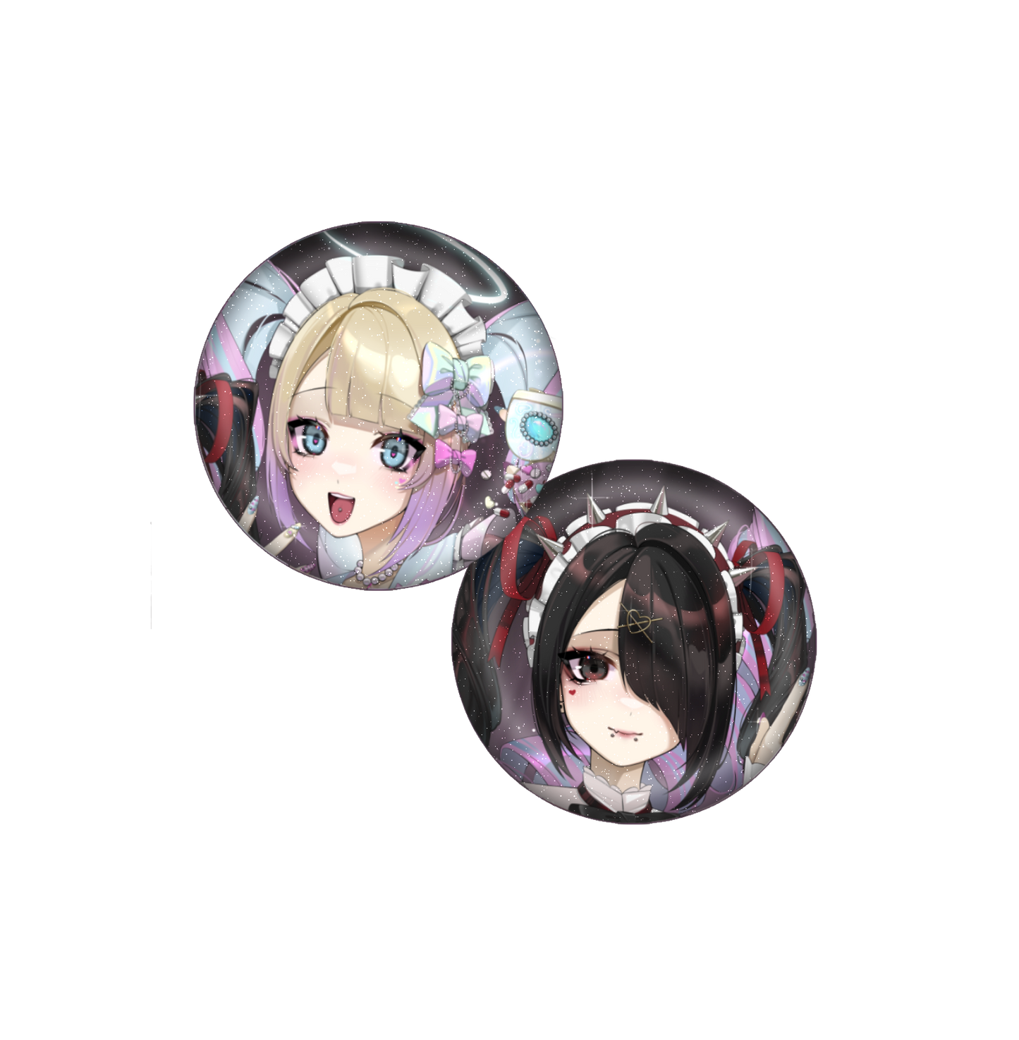 Ame chan and Kangel [Magical Girls] [Duo pins] / NGO