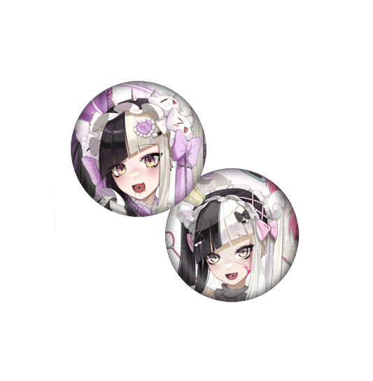 Dakemi Glittery Pins/ 2 different designs!!