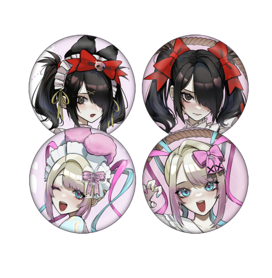 Ame chan and Kangel pins / Needy Girl Overdose