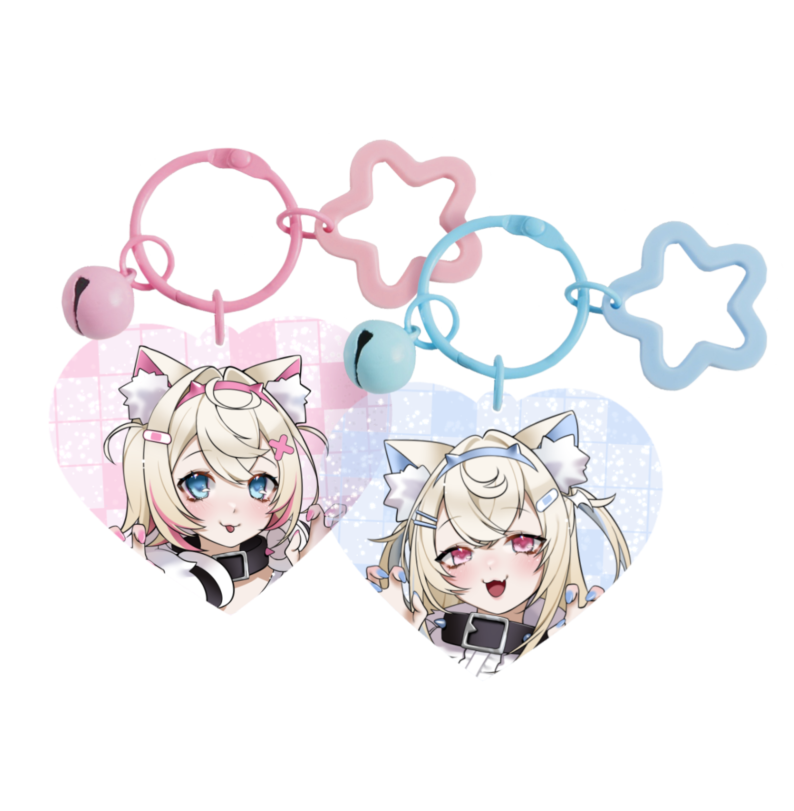 Combo Keychains/ Fuwamoco