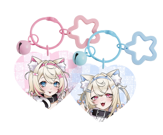 Combo Keychains/ Fuwamoco