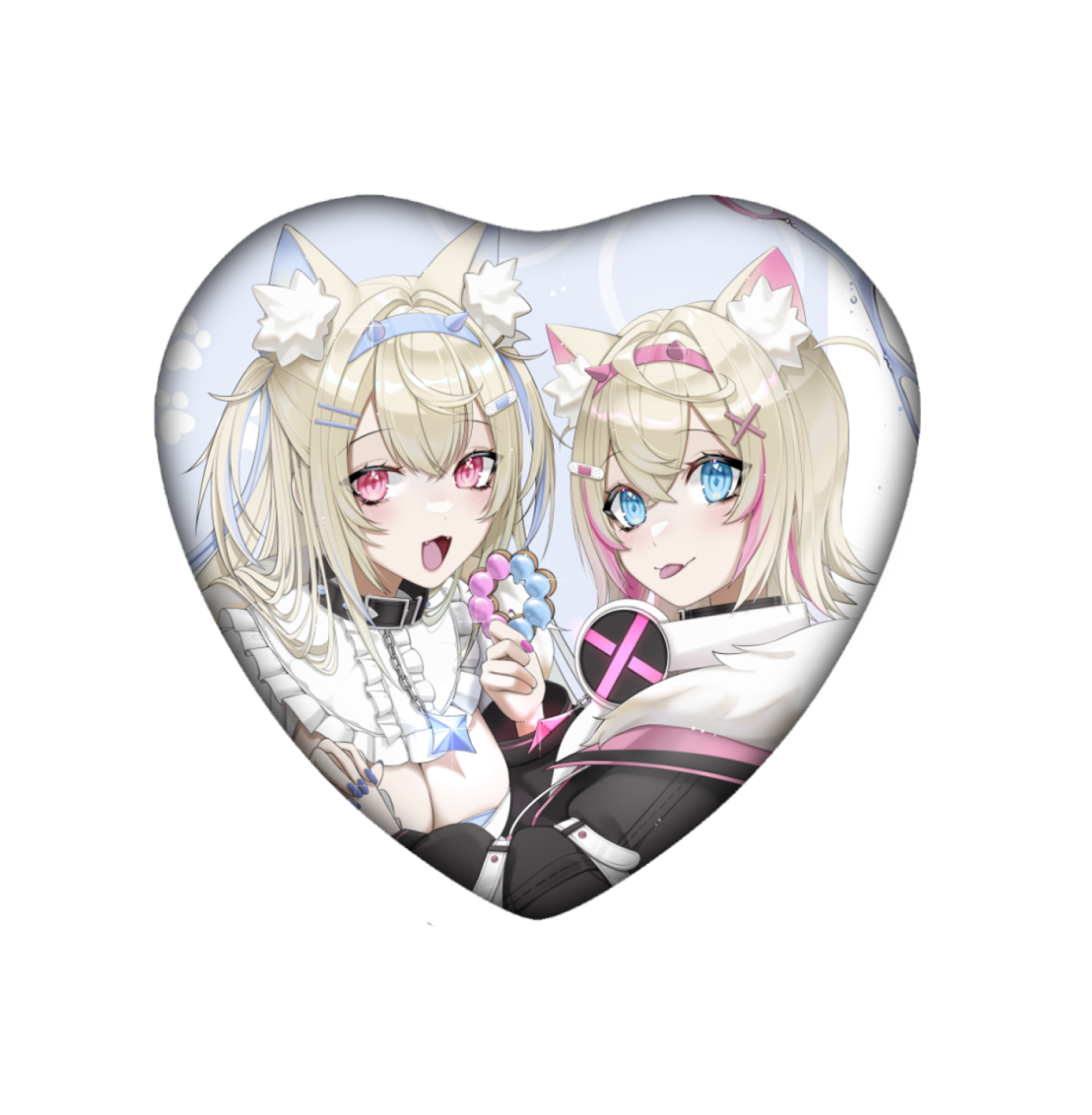 Heart Badge/ Fuwamoco
