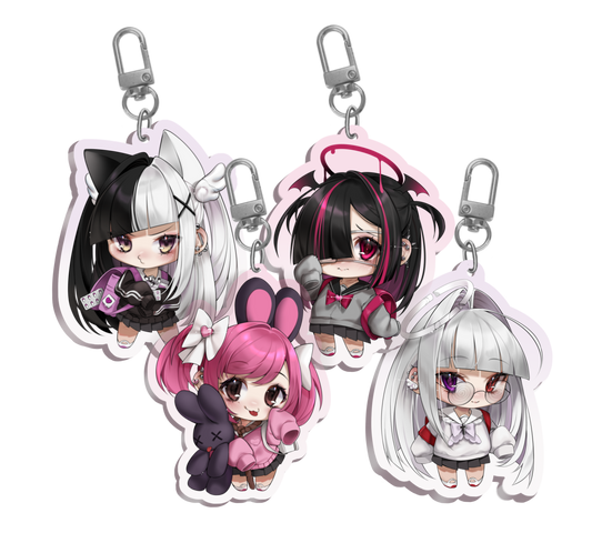 Combo keychains / Hikki rasonderu set
