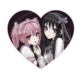 Sticker/ Madoka & Homura [Jirai kei Ver.]