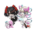 NGO sticker set/ Ame chan & Kangel [Jirai kei Ver.]