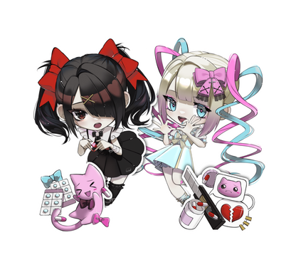 Needy Girl Overdose [jirai outfits]/ Combo sticker [Kangel and Ame chan]