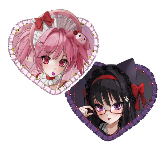 Puella Magi Madoka Magica / Heart combo stickers