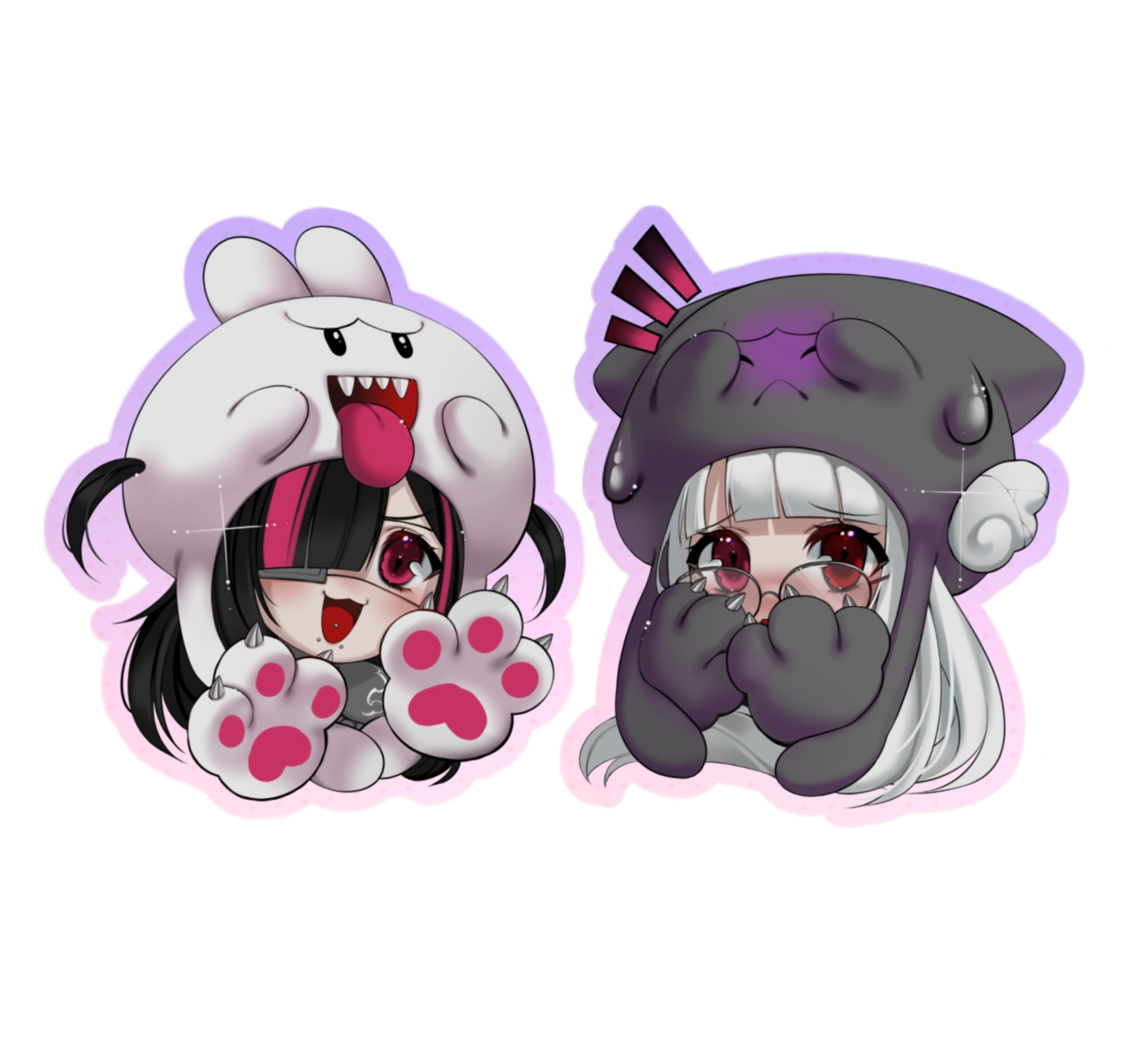 Amelia & Mikaela / Combo stickers