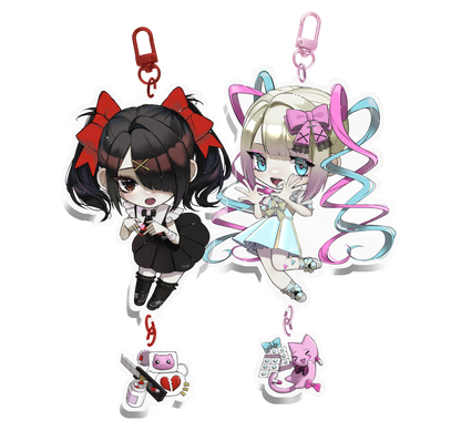 Needy Girl Overdose / Combo Keychain [Ame chan and Kangel jirai ver]
