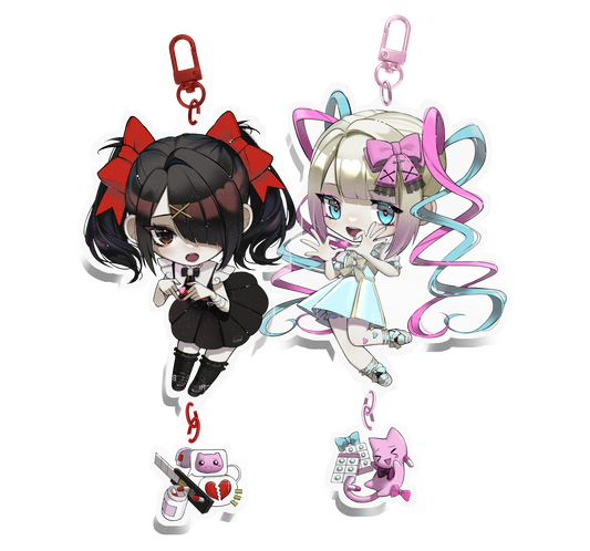 Needy Girl Overdose / Combo Keychain [Ame chan and Kangel jirai ver]