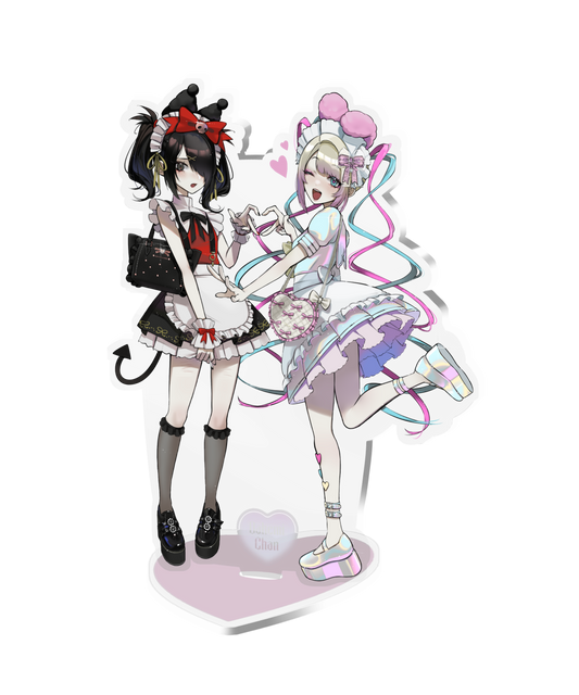 Ame chan and Kangel Acrylic standee (Sanrio maids)/ Needy Girl Overdose
