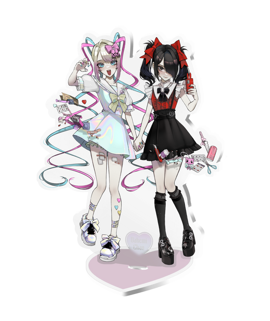 Ame chan and Kangel Acylic Standee (Jirai kei outfits)/ Needy Girl Overdose