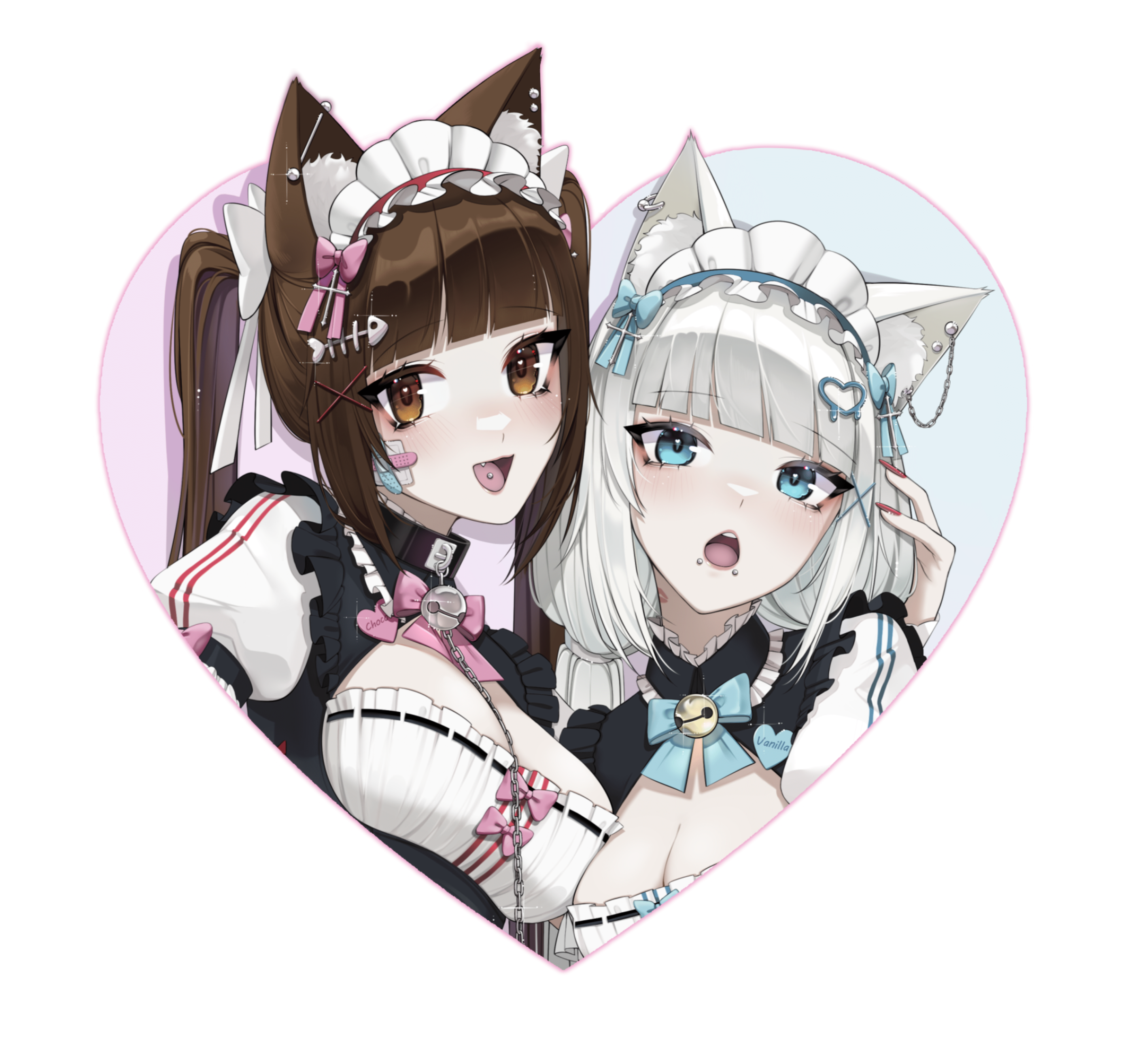 Sticker/ Chocola & Vanilla [Nekopara]