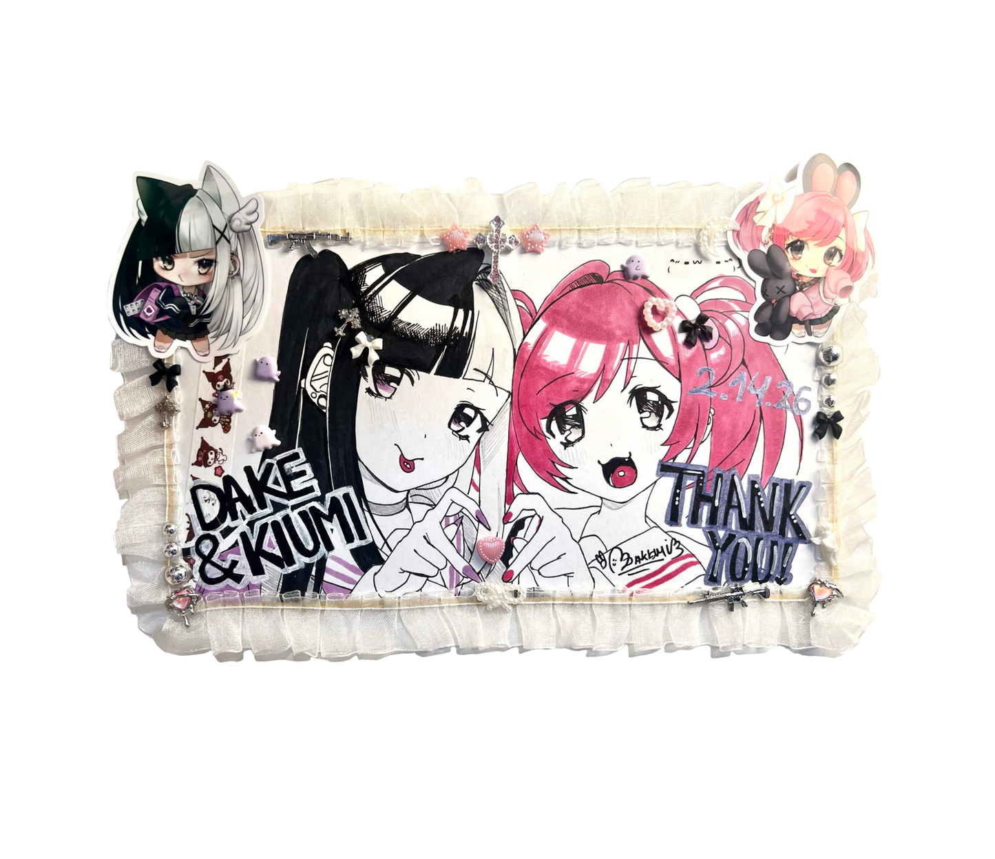Original Shikishi / Hikki angels [Dakemi & Kiumi]